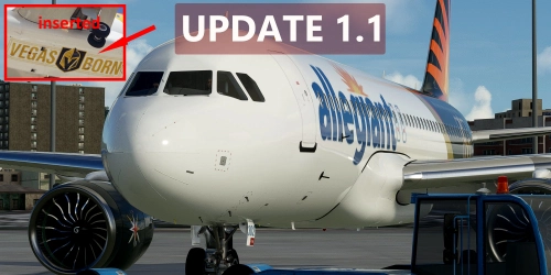 [A32NX] FlyByWire | Airbus A320neo Allegiant Golden Knights N302NV in 8k