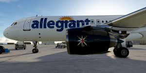 [A32NX] FlyByWire | Airbus A320neo Allegiant Golden Knights N302NV in 8k thumbnail 3