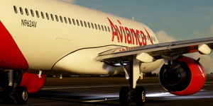 [A32NX] FlyByWire | Airbus A320neo AVIANCA N962AV with mask in 8k thumbnail 4