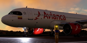 [A32NX] FlyByWire | Airbus A320neo AVIANCA N962AV with mask in 8k thumbnail 9