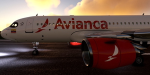 [A32NX] FlyByWire | Airbus A320neo AVIANCA N962AV with mask in 8k thumbnail 11