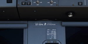 [A32NX] FlyByWire | Airbus A320neo Ethiopian ET-APK with mask in 8k thumbnail 11