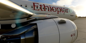 [A32NX] FlyByWire | Airbus A320neo Ethiopian ET-APK with mask in 8k thumbnail 8