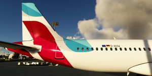 [A32NX] FlyByWire | Airbus A320neo Eurowings Discover D-AIUW with mask in 8k thumbnail 8