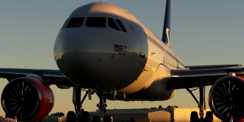 [A32NX] FlyByWire | Airbus A320neo Scandinavian SE-ROA in 8k