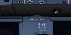 [A32NX] FlyByWire | Airbus A320neo SKY AIRLINE CC-AZH  in 8k thumbnail 11