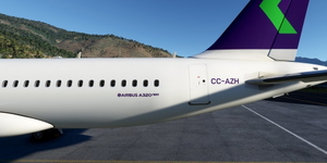 [A32NX] FlyByWire | Airbus A320neo SKY AIRLINE CC-AZH  in 8k thumbnail 6