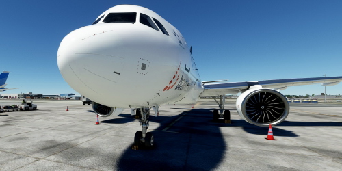 [A32NX] FlyByWire | Airbus A320neo Star Alliance Brussels Airline livery in 8k