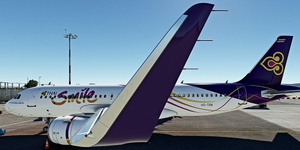 [A32NX] FlyByWire | Airbus A320neo Thai Smile HS-TXM in 8k thumbnail 5