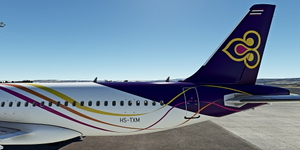 [A32NX] FlyByWire | Airbus A320neo Thai Smile HS-TXM in 8k thumbnail 6