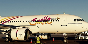 [A32NX] FlyByWire | Airbus A320neo Thai Smile HS-TXM in 8k thumbnail 10