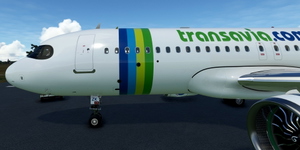 [A32NX] FlyByWire | Airbus A320neo Transavia PH-HZK with mask in 8k thumbnail 3