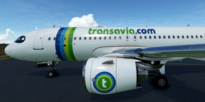 [A32NX] FlyByWire | Airbus A320neo Transavia PH-HZK with mask in 8k thumbnail 4