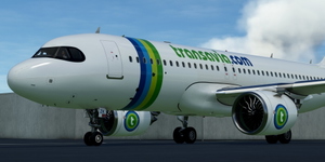 [A32NX] FlyByWire | Airbus A320neo Transavia PH-HZK with mask in 8k thumbnail 2