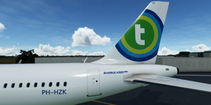 [A32NX] FlyByWire | Airbus A320neo Transavia PH-HZK with mask in 8k thumbnail 6