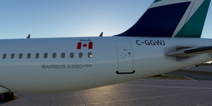 [A32NX] FlyByWire | Airbus A320neo WESTJET AIRLINES C-GGWJ in 8k thumbnail 5