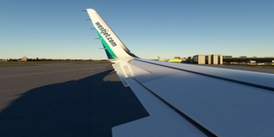 [A32NX] FlyByWire | Airbus A320neo WESTJET AIRLINES C-GGWJ in 8k thumbnail 4