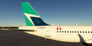[A32NX] FlyByWire | Airbus A320neo WESTJET AIRLINES C-GGWJ in 8k thumbnail 8