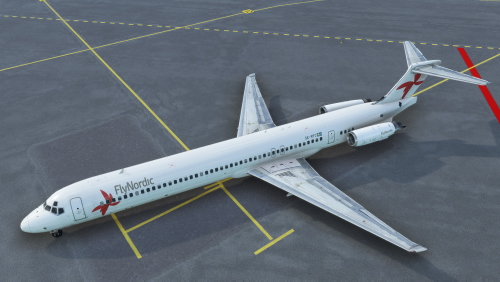 FlyNordic MD-82 SE-RFC circa 2008