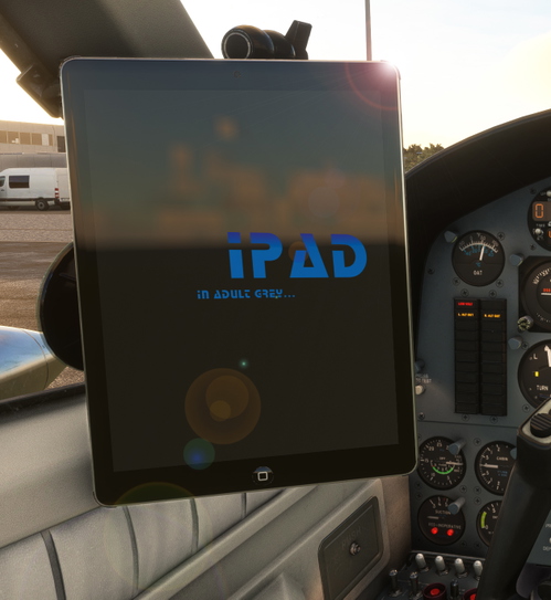 Flysimware 414AW EFB iPad in grey