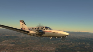 Flysimware C414A - N91TW thumbnail 3