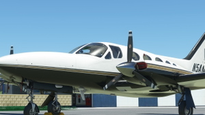 Flysimware Cessna 414AW N5AM 4.4 CLEANED & POLISHED thumbnail 2