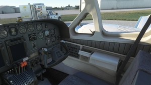 Flysimware Cessna C414 Chancellor - Grey Interior + Different Panels thumbnail 1