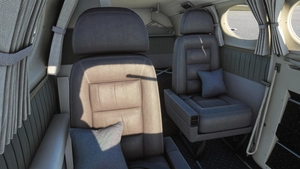 Flysimware Cessna C414 Chancellor - Grey Interior + Different Panels thumbnail 3