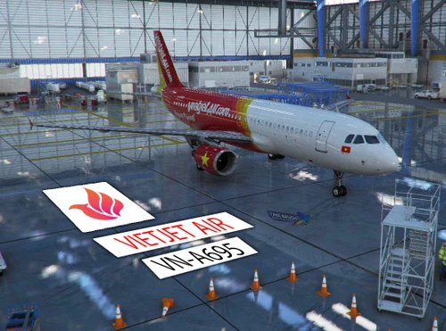 FNX A320CFM Vietjet Air | VN-A695 | AirBrush Simulator 