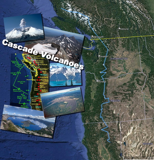 Following the Cascade Volcanoes