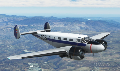 [Asobo / Carenado ] Fuerza Aerea Ecuatoriana Beechcraft 18 (C45 Expeditor)