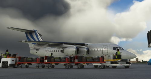 G-BLRA | JustFlight Bae 146-100 | 8K Resolution