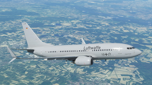 German Airforce 10+27 for PMDG 737-700