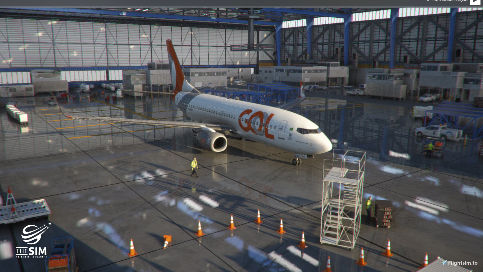GOL Transportes Aéreos LIVERY PMDG Boeing 737-700 - Image 2