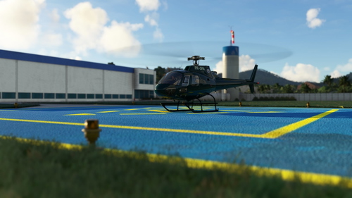 H125 - PR-OFA - PRIVATE BRAZILIAN HELICOPTER (GREEN AND BEIGE)