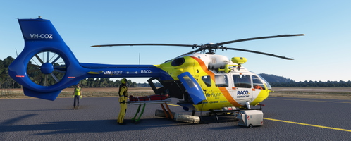 H145 RACQ Life Flight Livery Updated for HEMS