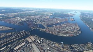 Hamburg Port (fits with Hamburg Finkenwerder (With Airbus Plant) Scenery thumbnail 3