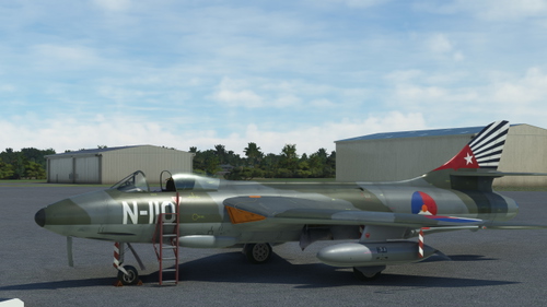 Hawker Hunter  F4 Dutch Air Force N-110