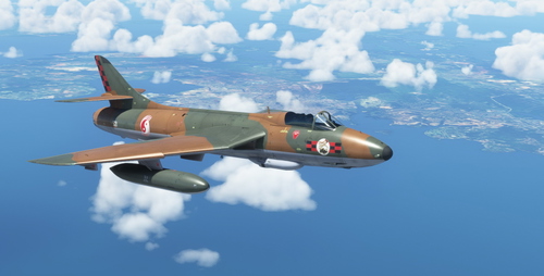 Hawker Hunter F58 Singapore Air Force #521