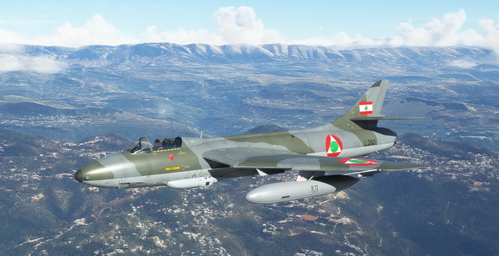 Hawker Hunter Lebanon Air Force