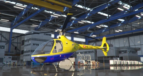 HCG Cabri G2  HB-XUE Swiss Helicopter 