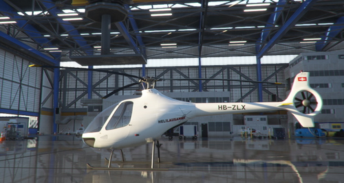 HCG Cabri G2  HB-ZLX Heli lausanne