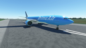 Headwind A330-900neo Prime Air Blue & White with & without mask 8K thumbnail 6