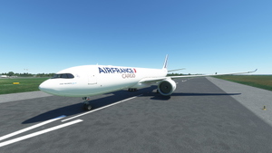 Headwind A330-900neo Air France Cargo with & without mask 8K thumbnail 2