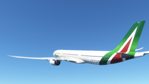 Headwind A330-900neo Alitalia with & without mask 8K thumbnail 6
