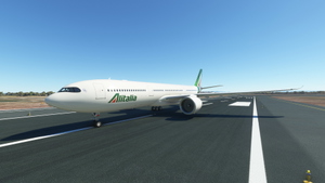 Headwind A330-900neo Alitalia with & without mask 8K thumbnail 3