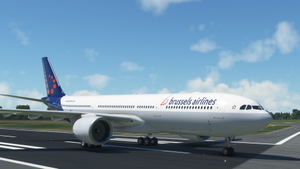 Headwind A330-900neo Brussels Airlines Old Livery with & without mask 8k thumbnail 1