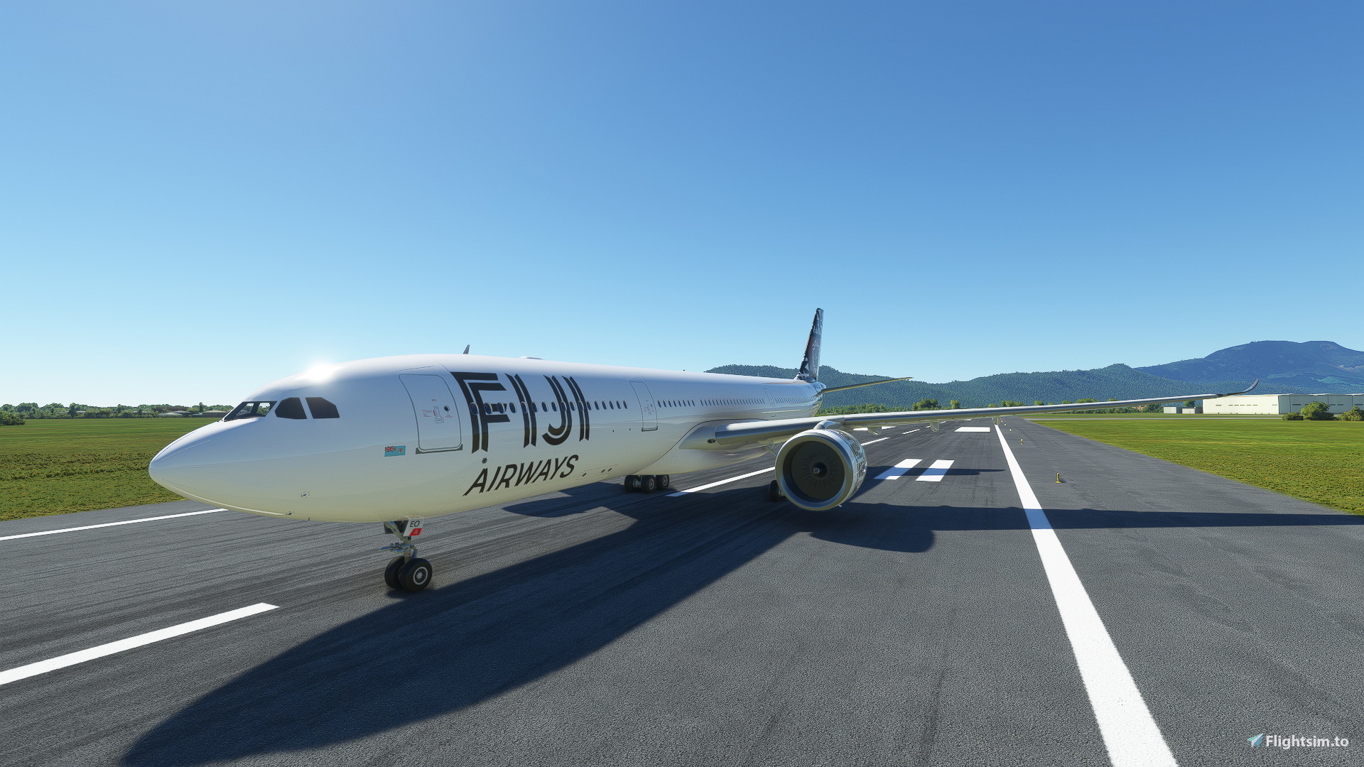 Headwind A330-900neo Fiji Airways with & without mask 8K - Image 1