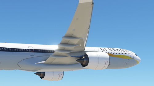 Headwind A330-900neo Jet Airways with & without mask 8K