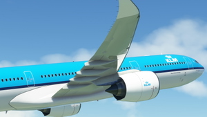 Headwind A330-900neo KLM Old Livery with & without mask 8k thumbnail 6